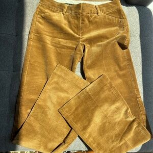 Women's Theory brown corduroy flare pants